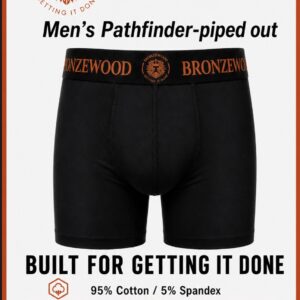 Bronzewood Men's Pathfinder  Piped out Getting It Done